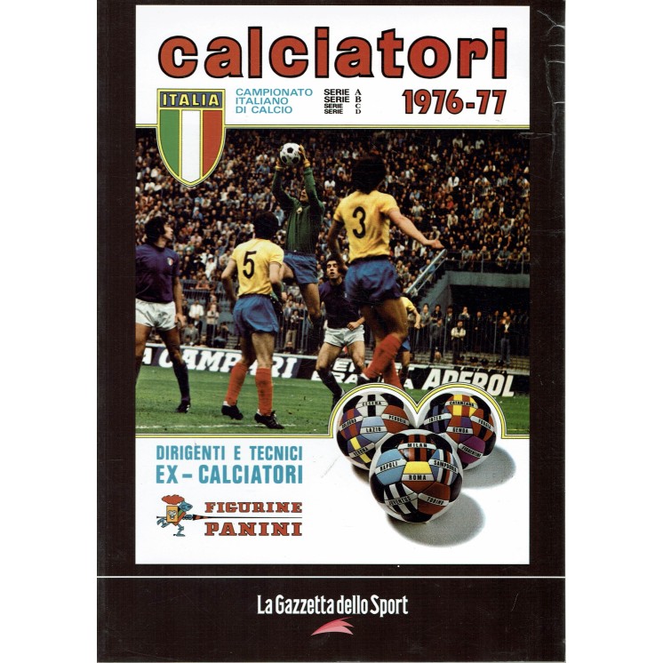 Album Calciatori 1976 77 Panini RISTAMPA ed. Gazzetta Sport FF02