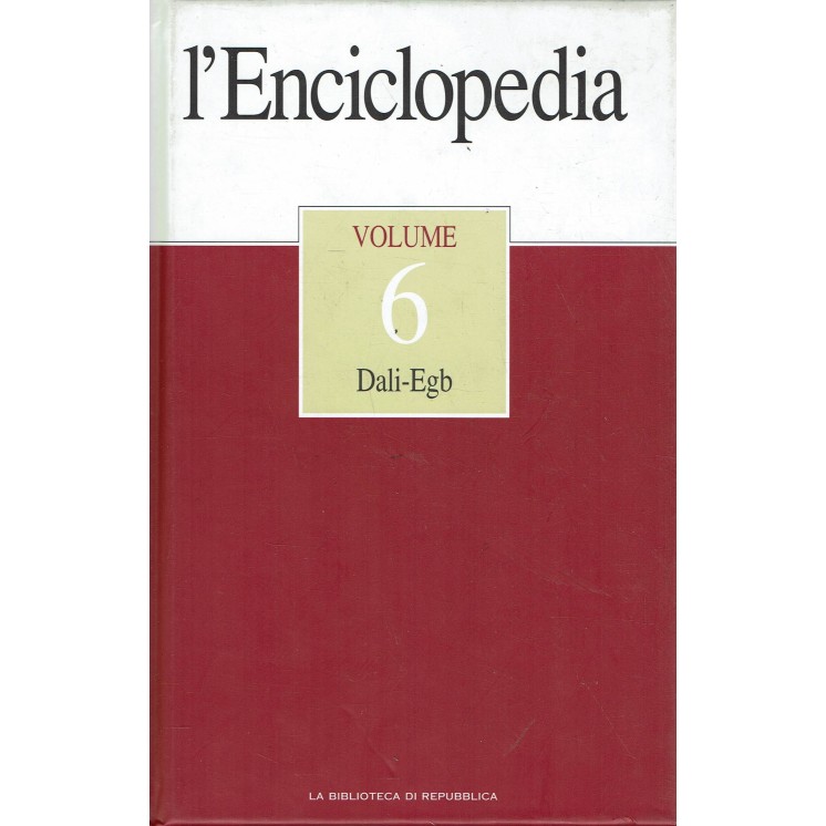 L' enciclopedia della Biblioteca di Repubblica   6 Dali Egb ed. Repubblica A75