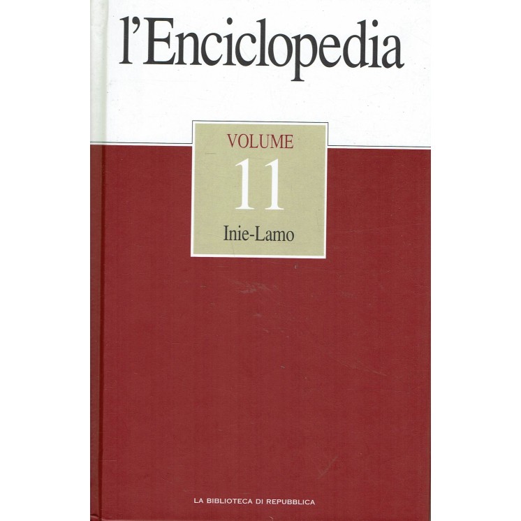 L' enciclopedia della Biblioteca di Repubblica  11 Inie Lamo ed. Repubblica A75