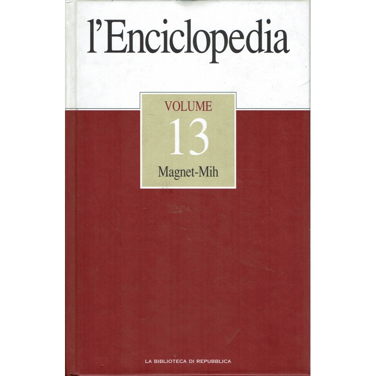 L' enciclopedia della Biblioteca di Repubblica  13 Magnet Mih ed. Repubblica A75