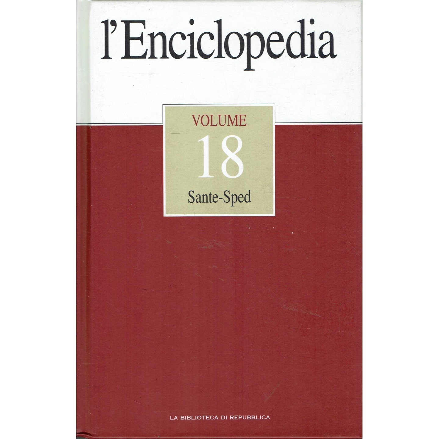 L' enciclopedia della Biblioteca di Repubblica  18 Sante Sped ed. Repubblica A85 L' enciclopedia della Biblioteca di Repubblica  18 Sante Sped ed. Repubblica A85