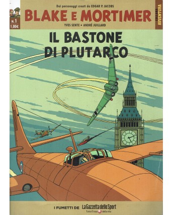 Collana Avventura   1 Blake e Mortimer  1 bastone di Plutarco ed. Gazzetta FU05