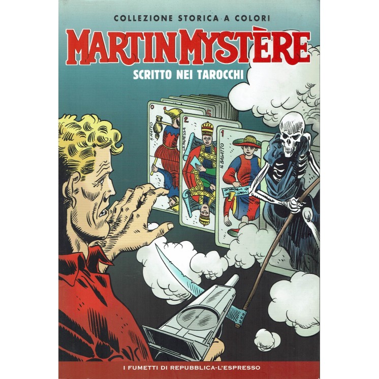 Martin-Mystere  13 scritto nei tarocchi di Castelli ed. Repubblica BO07