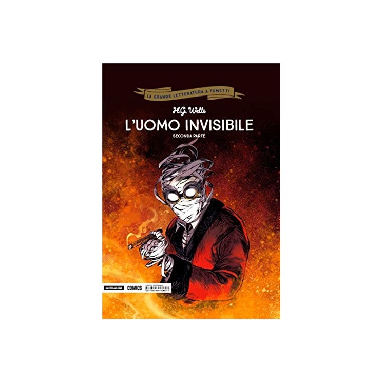 Grande letteratura fumetti  36 L'uomo invisibile 2 di Wells NUOVO ed. Mondadori
