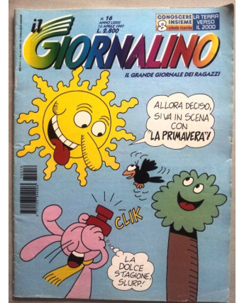 Il Giornalino anno LXXIII n. 16 - 16 aprile 1997 * JACOVITTI * ed. San Paolo