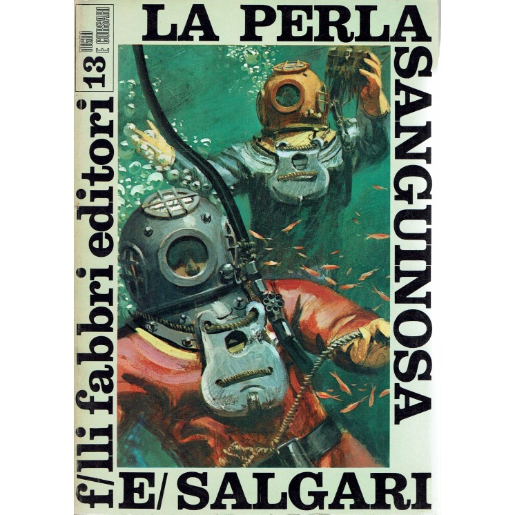 Tigri e corsari  13 la perla sanguinosa di Salgari ed. Fabbri A20