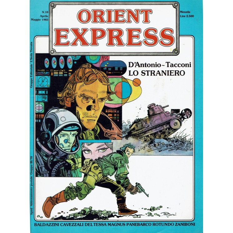 Orient Express 11 mag 83 Tacconi Cavezzali Magnus ed. L'Isola Trovata FU03