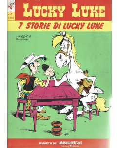 Le raccolte Gazzetta  21 Lucky Luke  21 7 storie di Morris ed. Gazzetta S FU16