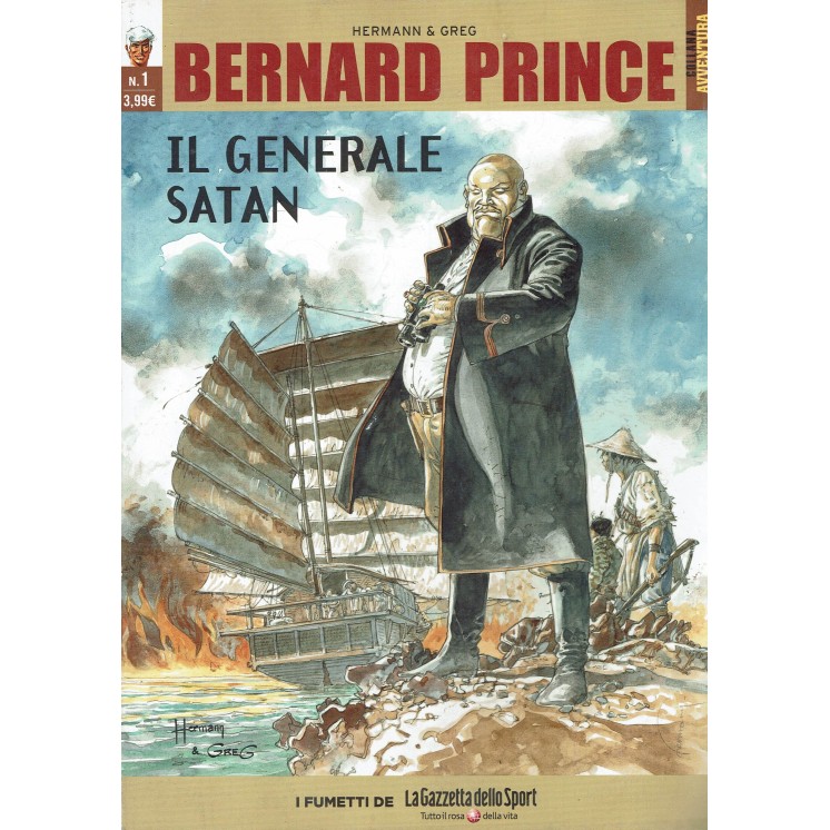 Collana Avventura  25 Bernard Prince   1 generale Satan ed. Gazzetta FU15
