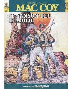 Collana Western  39 Mac Coy   5 Canyon del diavolo di Palacios ed. Gazzetta FU15