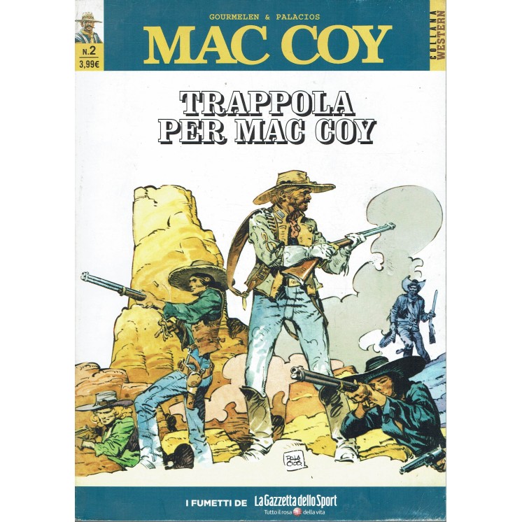 Collana Western  36 Mac Coy   2 trappola Mac Coy di Palacios ed. Gazzetta FU15