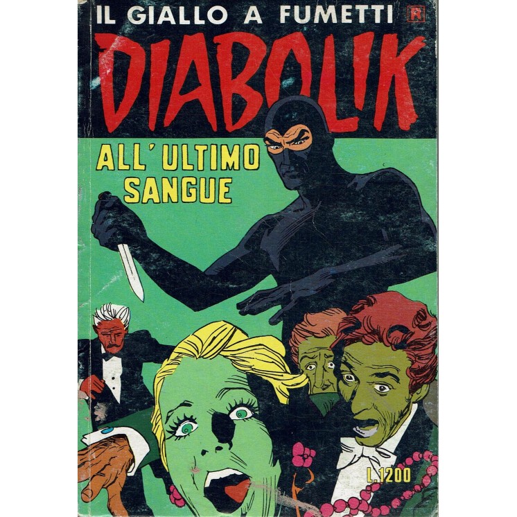 DIABOLIK Ristampa Bianca   243 all'ultimo sangue di Giussani ed. Astorina