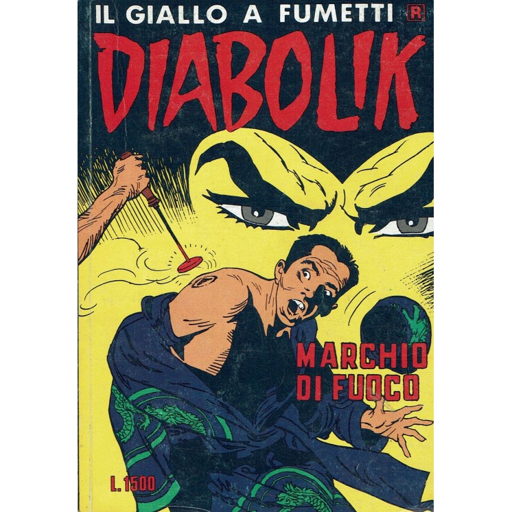 DIABOLIK Ristampa Bianca   278 marchio di fuoco di Giussani ed. Astorina