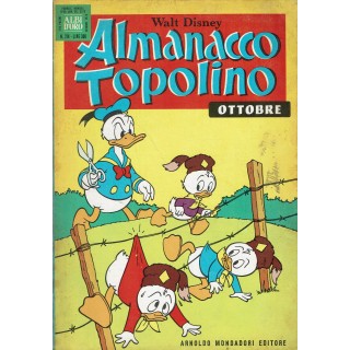Almanacco Topolino n.214 ott. 1974 di Disney ed. Mondadori	 FU23