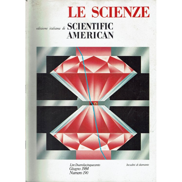 Le scienze scientific american  190 incudini di diamante ed. Le Scienze FF20