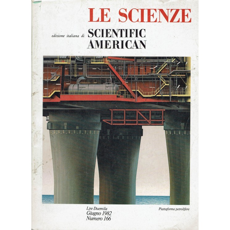 Le scienze scientific american  166 piattaforme petrolifere ed. Le Scienze FF20
