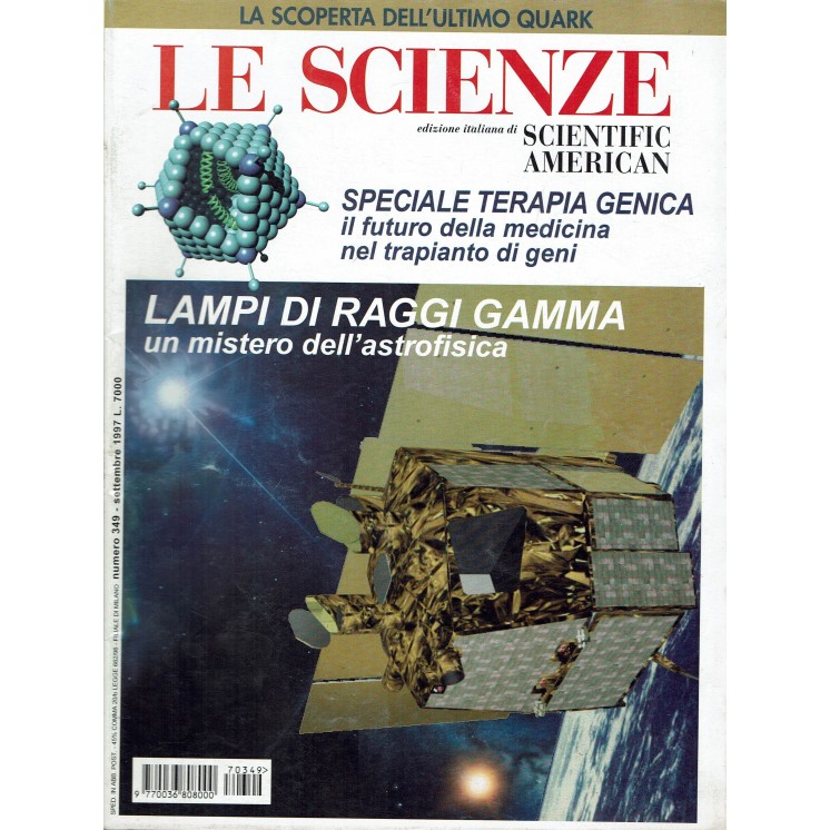 Le scienze scientific american  349 lampi raggi gamma ed. Scienze FF20