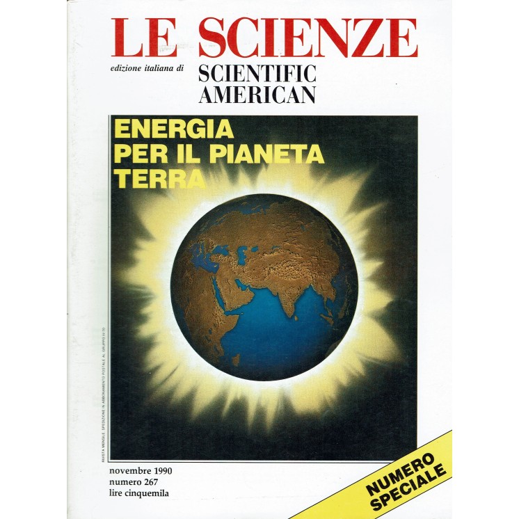 Le scienze scientific american  267 energia pianeta terra ed. Le Scienze FF20