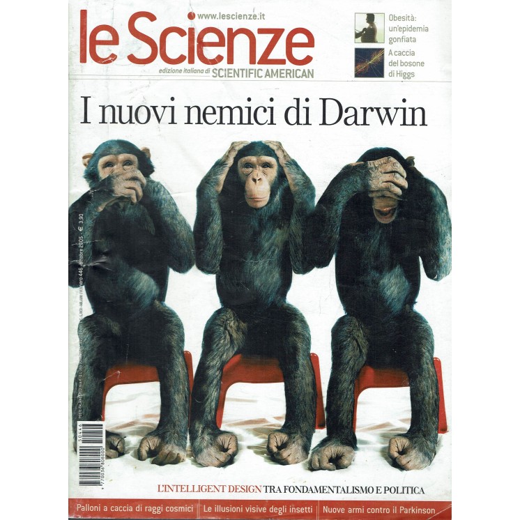 Le scienze scientific american  446 i nuovi nemici di Darwin ed. Le Scienze FF19