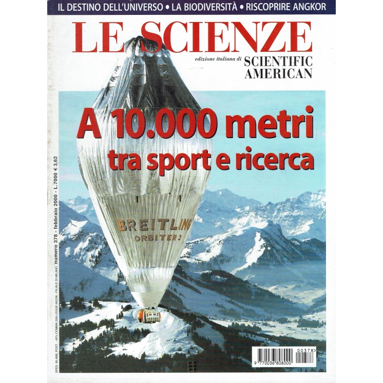 Le scienze scientific american  378 ...tra sport e ricerca ed. Le Scienze FF19