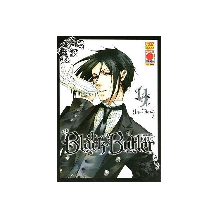 Black Butler n. 4 di Yana Toboso Kuroshitsuji RISTAMPA NUOVO ed. Panini
