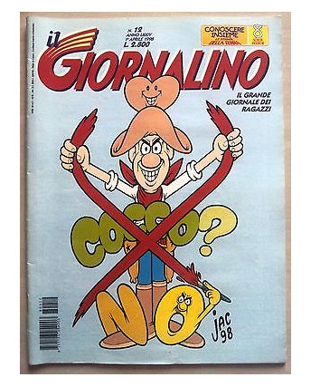 Il Giornalino anno LXXIV n. 12 - 1° aprile 1998 * JACOVITTI * ed. San Paolo