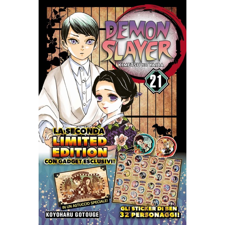 Demon Slayer 21 LIMITED EDITION di G. Kimetsu no Yaiba di Gotouge ed.StarComics