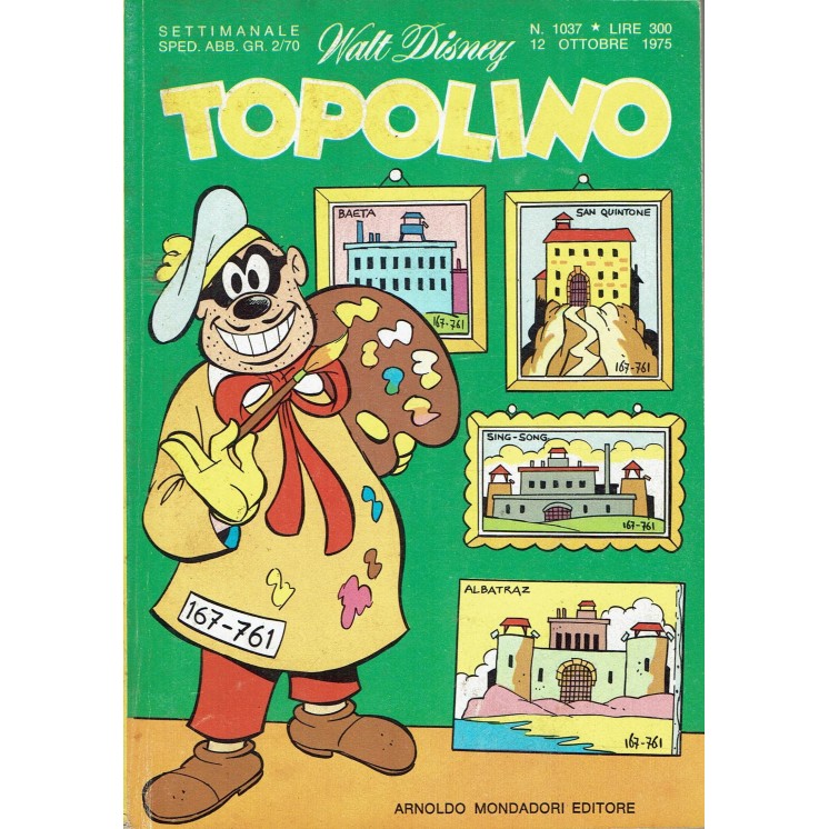 Topolino n.1037 ed. Walt Disney Mondadori