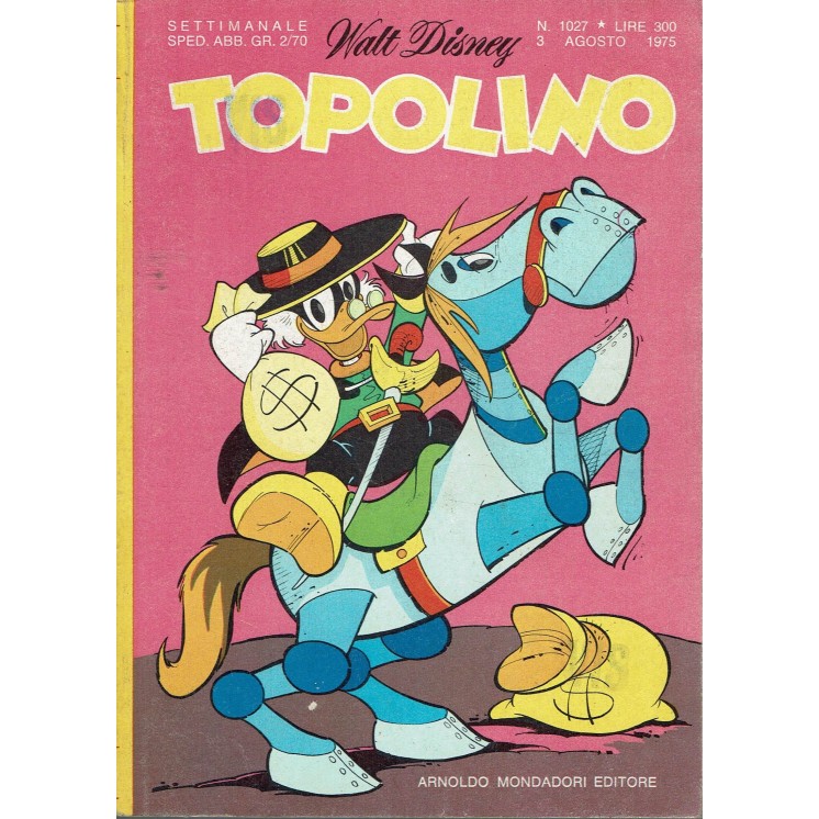Topolino n.1027 ed. Walt Disney Mondadori