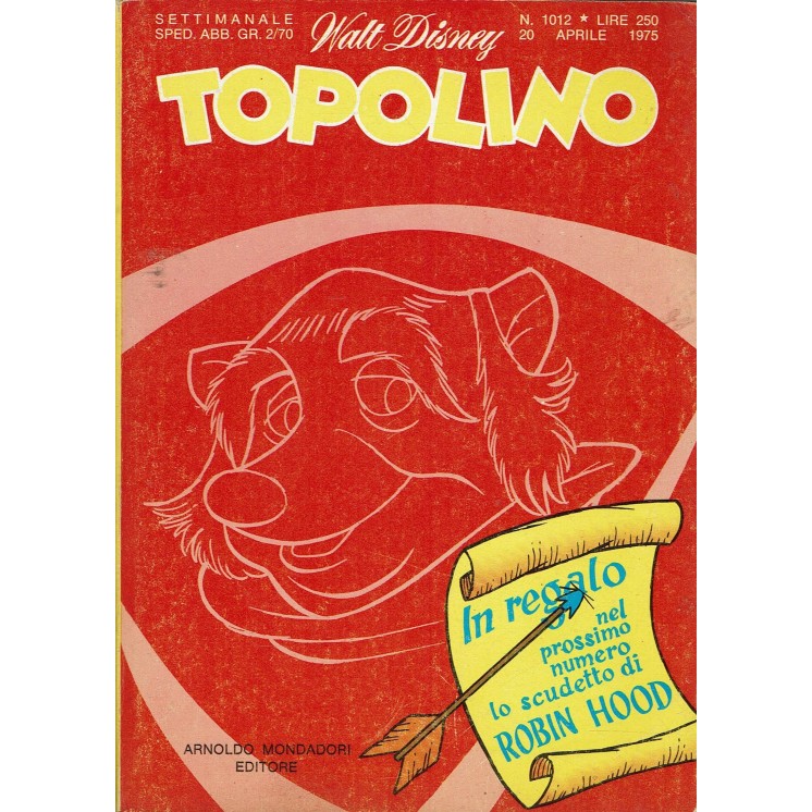 Topolino n.1012 ed. Walt Disney Mondadori