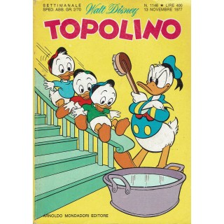Topolino n.1146 pieghevole BIG JIM + cedola di Walt Disney ed. Mondadori