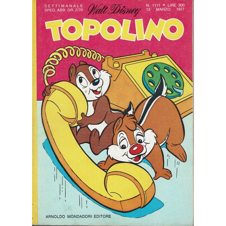 Topolino n.1111 ed. Walt Disney Mondadori