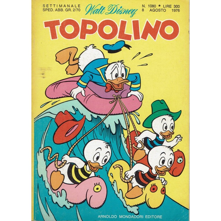 Topolino n.1080 ed. Walt Disney Mondadori