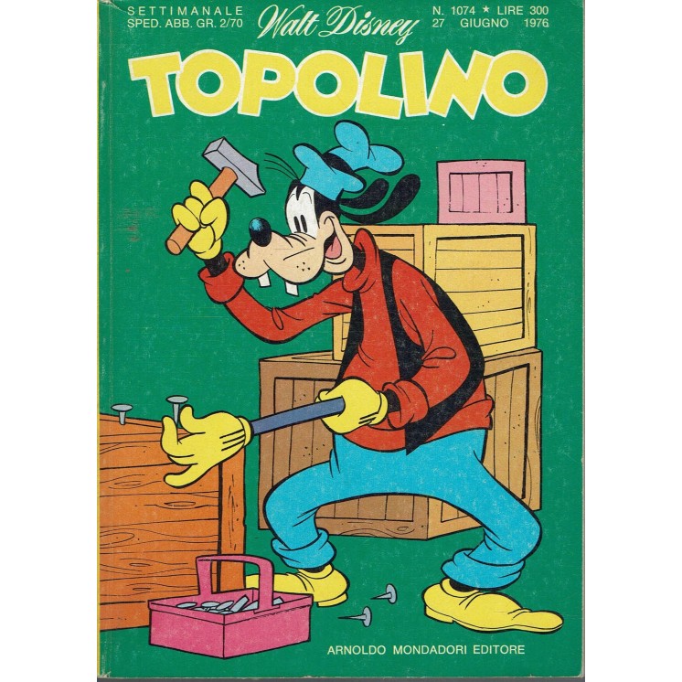 Topolino n.1074 ed. Walt Disney Mondadori