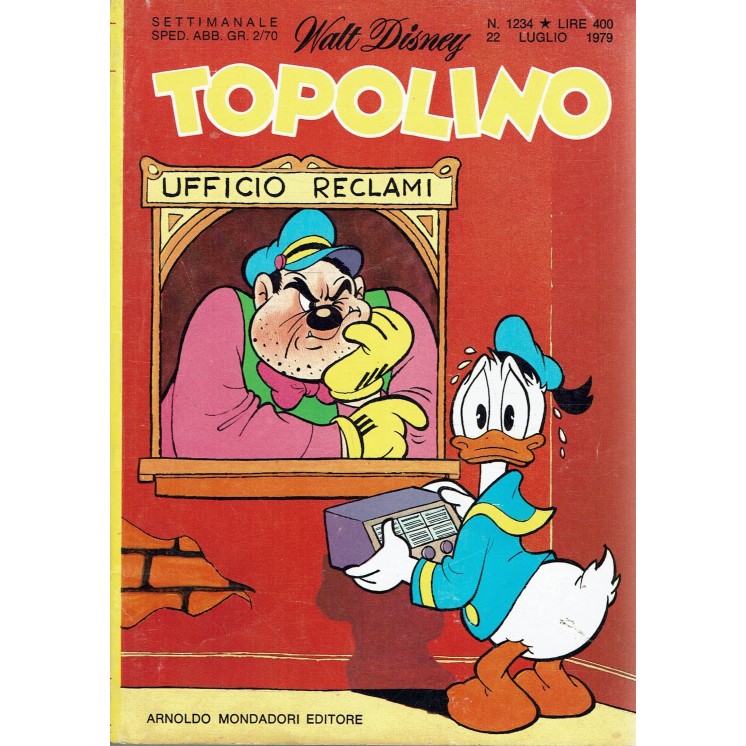 Topolino n.1234 ed. Walt Disney Mondadori