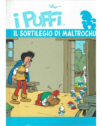 i Puffi 10 il sortilegio di Maltrochu di Peyo ed. Gazzetta dello Sport FU18