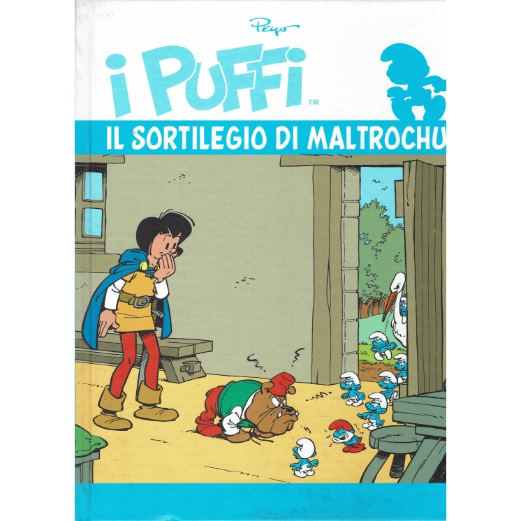 i Puffi 10 il sortilegio di Maltrochu di Peyo ed. Gazzetta dello Sport FU18