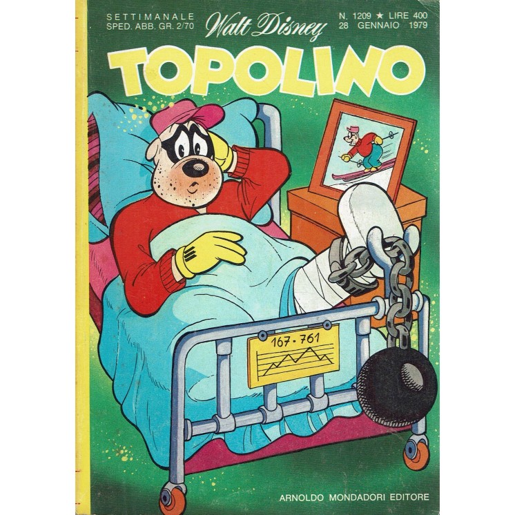Topolino n.1209 ed. Walt Disney Mondadori