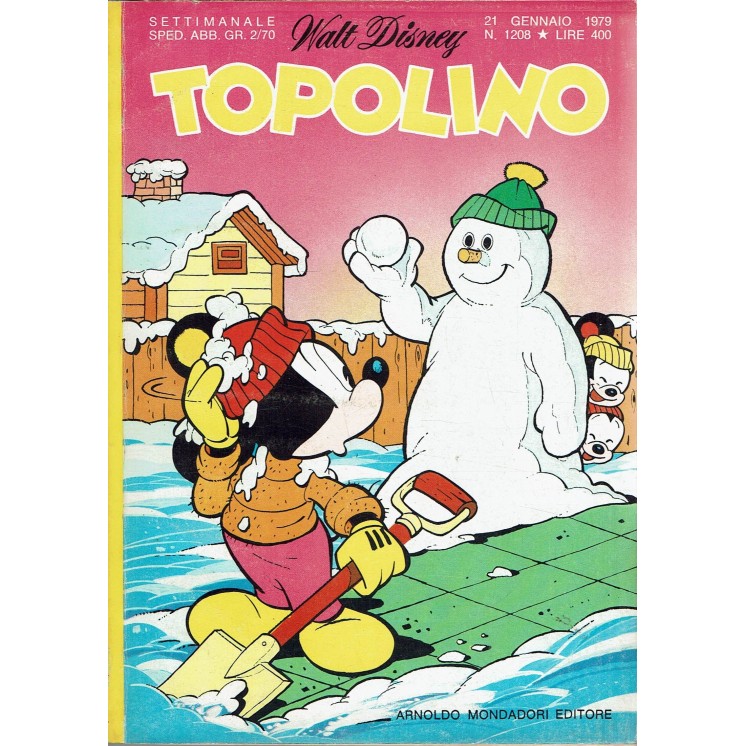 Topolino n.1208 ed. Walt Disney Mondadori