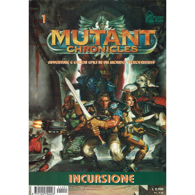 Mutant Chronicles avventure e giochi epici 1 Incursione ed. Hobby Work FU10