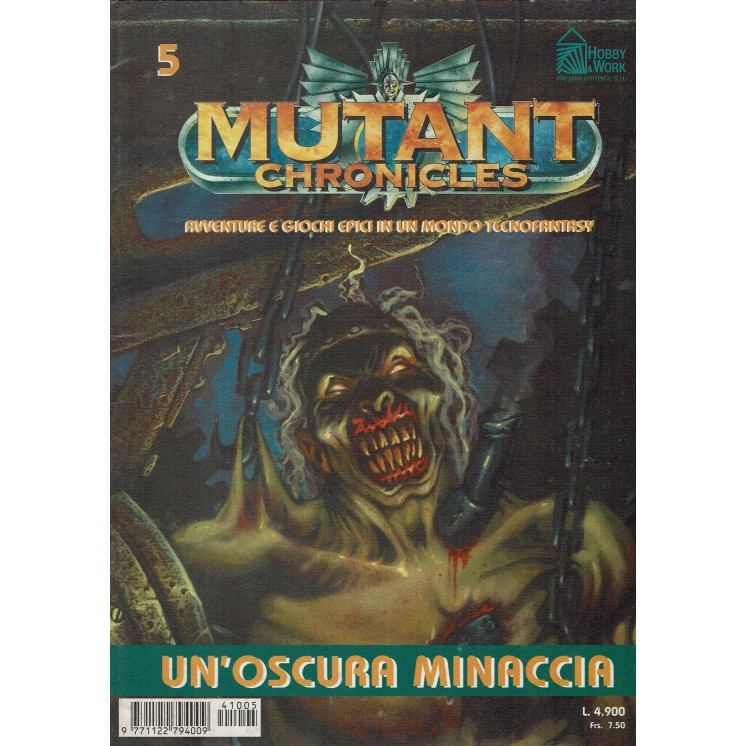 Mutant Chronicles avventure 5 Un'oscura minaccia ed. Hobby Work FU10