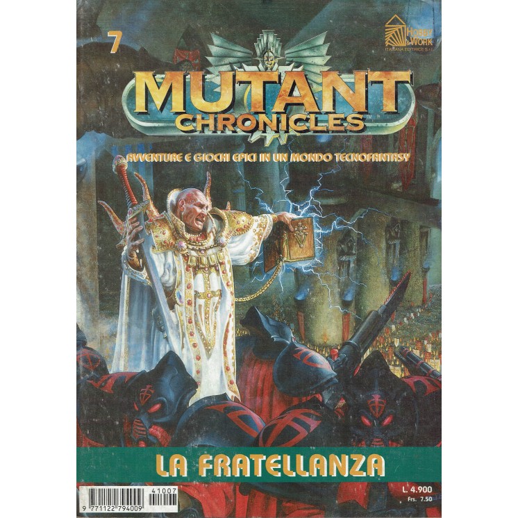Mutant Chronicles avventure e giochi epici 7 La fratellanza ed. Hobby Work FU10