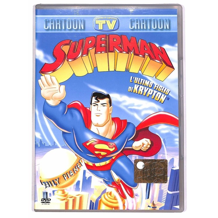 DVD SUPERMAN L'ULTIMO FIGLIO DI KRYPTON CARTOON usato ita