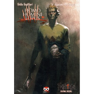 Homo homini lupus di Gualtieri Bevilacqua con DEDICA AUTORE ed. BD FU11