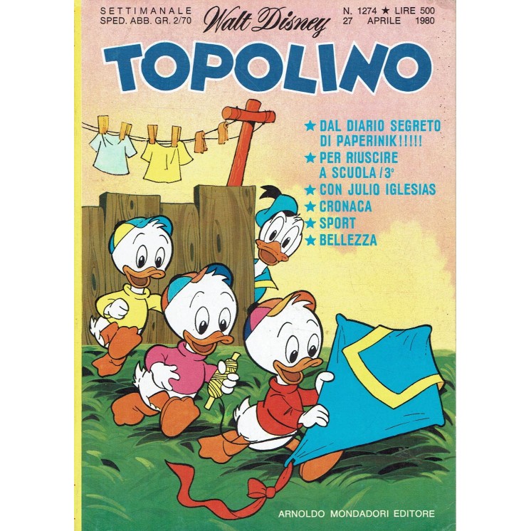Topolino n.1274 ed. Walt Disney Mondadori