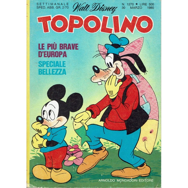 Topolino n.1270 CEDOLA ed. Walt Disney Mondadori