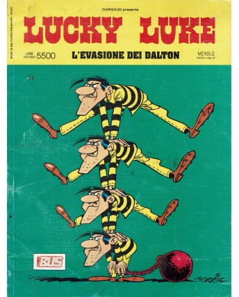 Lucky Luke n. 13 l'evasione dei Dalton di Morris ed. Comixbus FU18