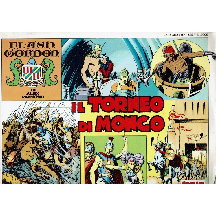 Flash Gordon  2 il torneo di Mongo di Alex Raymond ed. Comic ART FU11