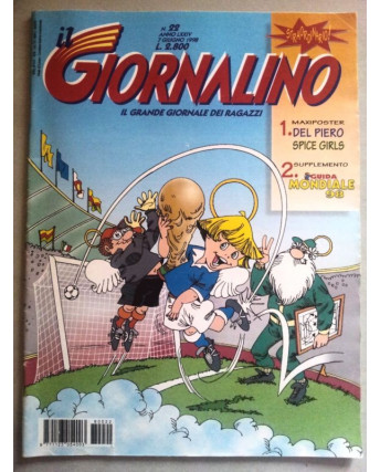 Il Giornalino anno LXXIV n. 22 - 7 giugno 1998 *  ed. San Paolo