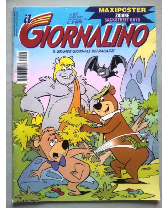 Il Giornalino anno LXXIV n. 23 - 14 giugno 1998 * NINJA TURTLES * ed. San Paolo